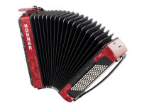Hohner Bravo III 96 Silent Key Red Hohner Bravo III 96 Silent Key Red